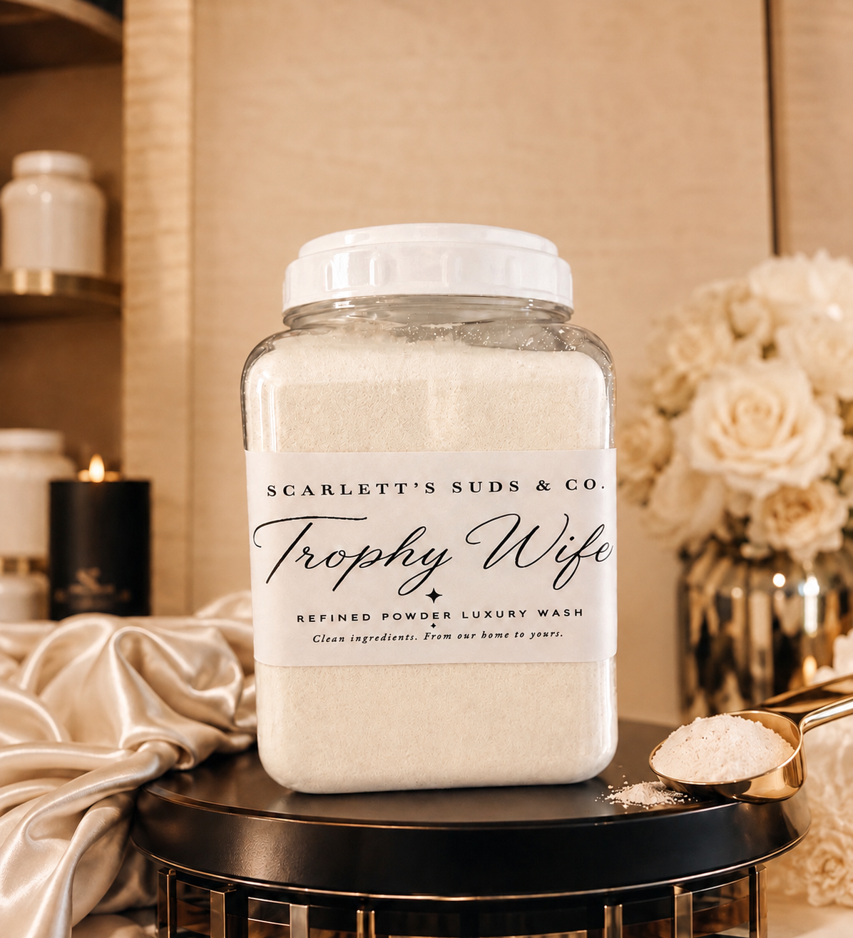 Luxury Laundry Detergent- 32 oz Plastic Grip Container