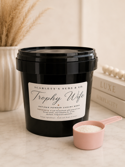 Luxury Powdered Laundry Bucket